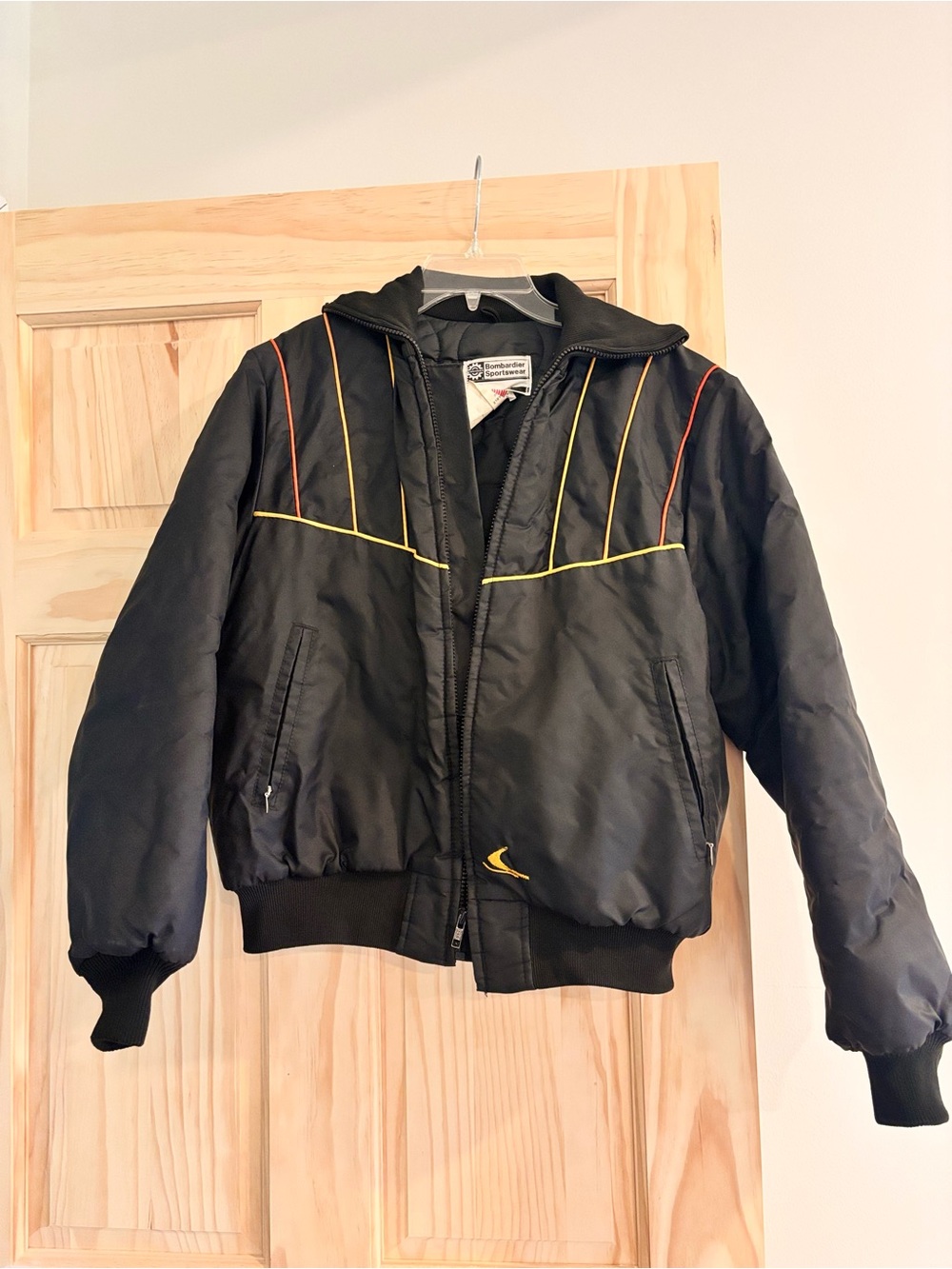 Vintage Bombardier Sportswear Ski Jacket | Retro Winter Jacket